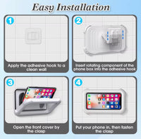 Waterproof phone holder