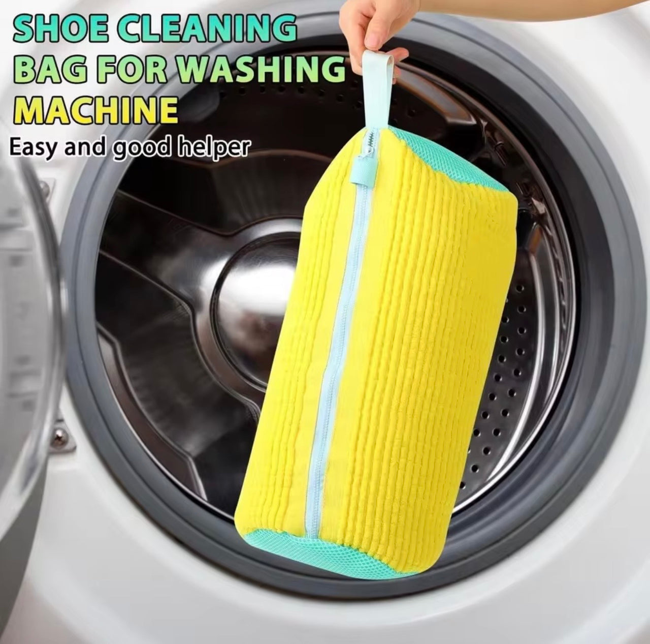 Shoe washing bag
