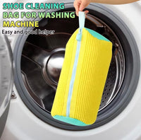 Shoe washing bag